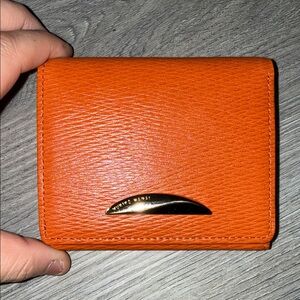 Japanese Brand Yukiko Hanai Leather Wallet orange